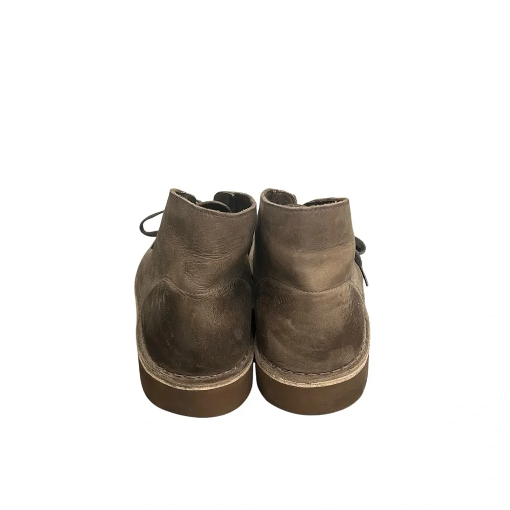 Clarks Men’s Bushacre 2 Chukka Boots 26130579 Brown Leather Size 11